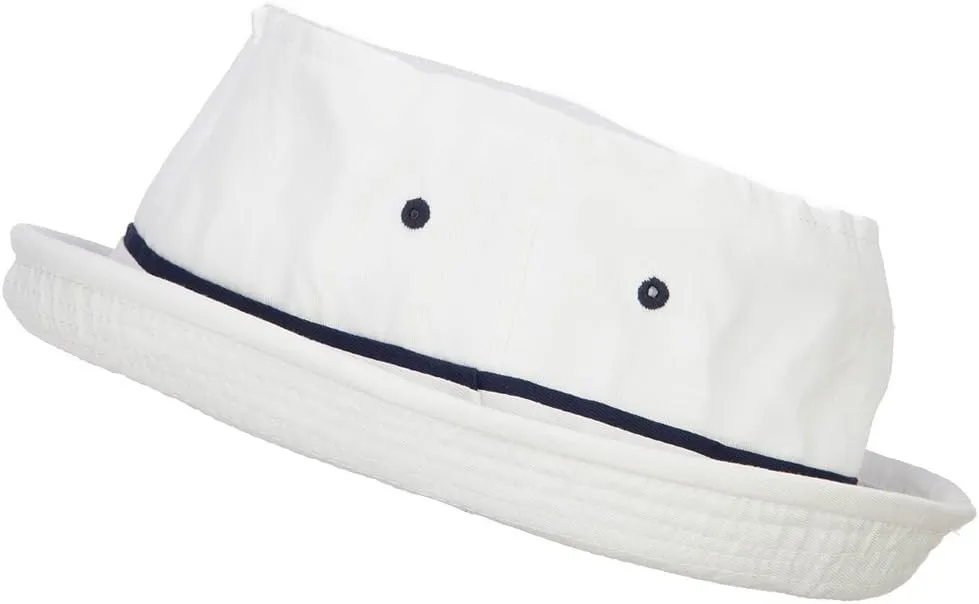 e4Hats.com Striped Roll Up Bucket Hat
