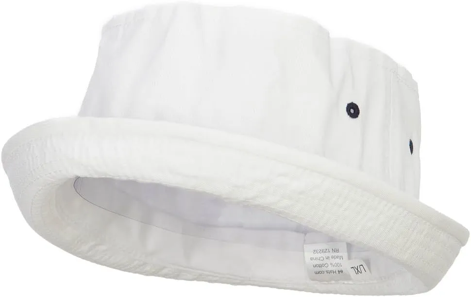 e4Hats.com Striped Roll Up Bucket Hat