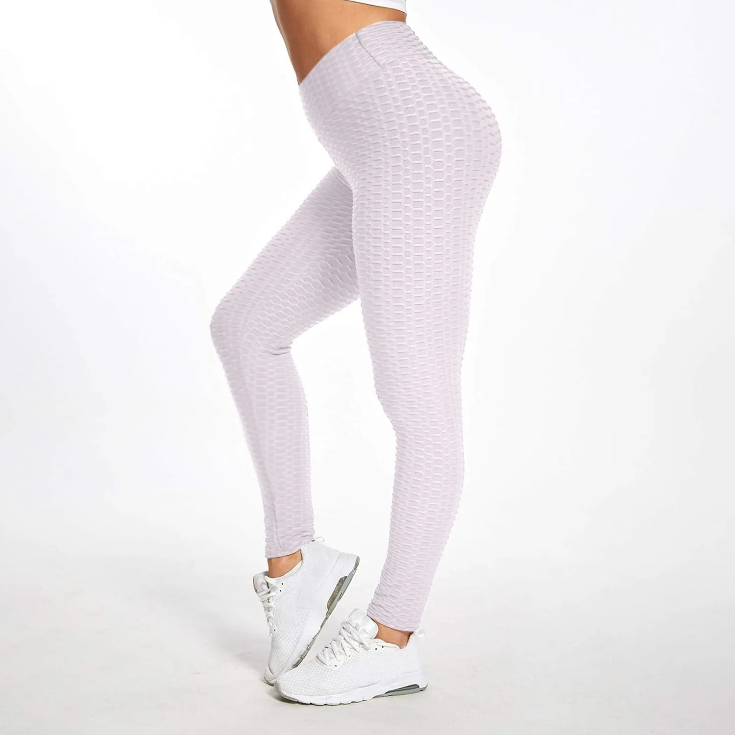 Famous TikTok Leggings, Yoga Pants for Women High Waist Tummy Control Booty Bubble Hip Lifting Workout Running Tights