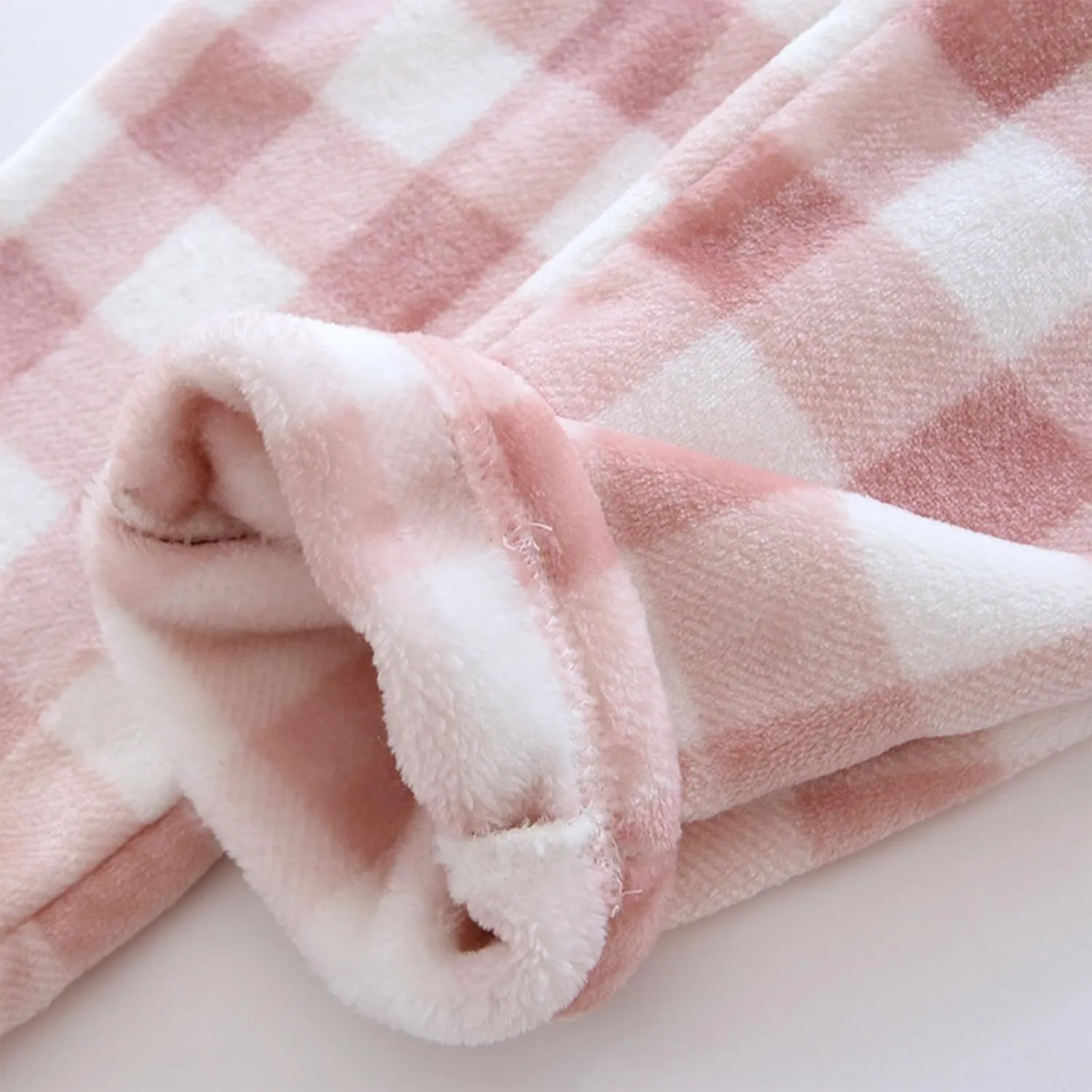 Flannel Pajamas Women Plush Pajama Pants Buffalo Plaid Comfy Soft Pajamas Pants Lounge Stretch Wide Leg Bottoms