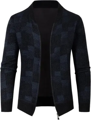 Fleece Hoodies for Men Hooded Shirt Jackets Sweatshirt Long Sleeve Lined Active Jackets Zip Cardigans Fall Winter Sweater