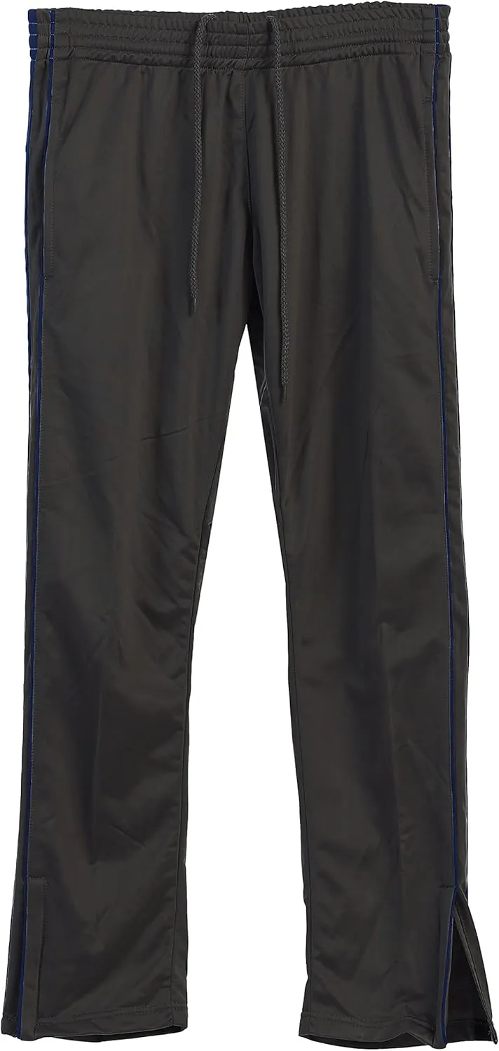 Gioberti Mens Athletic Track Pants with Zip Bottom