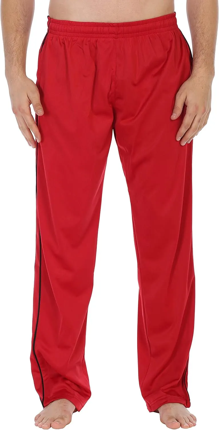 Gioberti Mens Athletic Track Pants with Zip Bottom