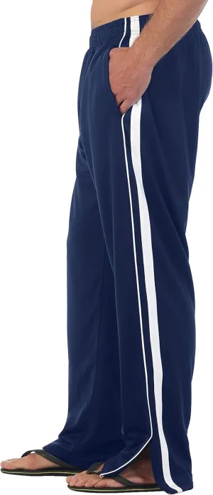 Gioberti Mens Athletic Track Pants with Zip Bottom
