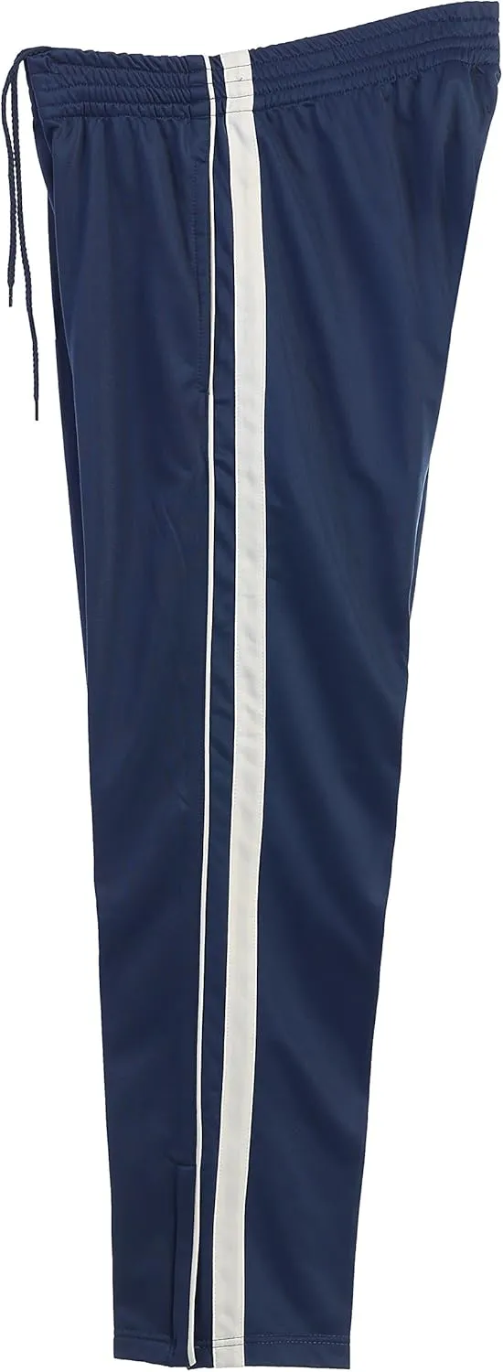 Gioberti Mens Athletic Track Pants with Zip Bottom