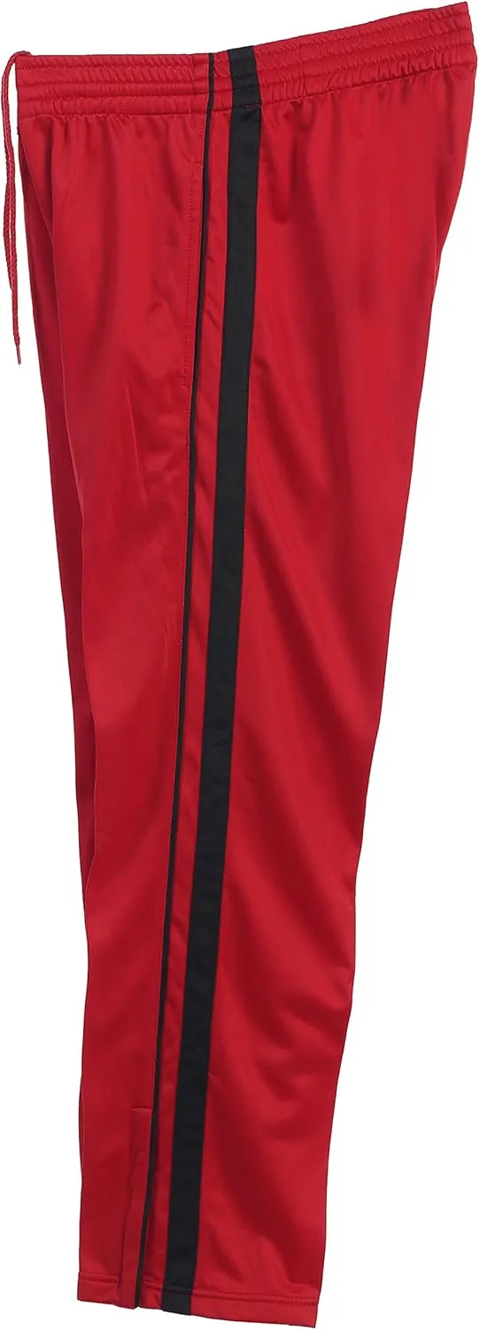 Gioberti Mens Athletic Track Pants with Zip Bottom