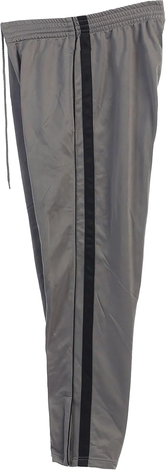 Gioberti Mens Athletic Track Pants with Zip Bottom