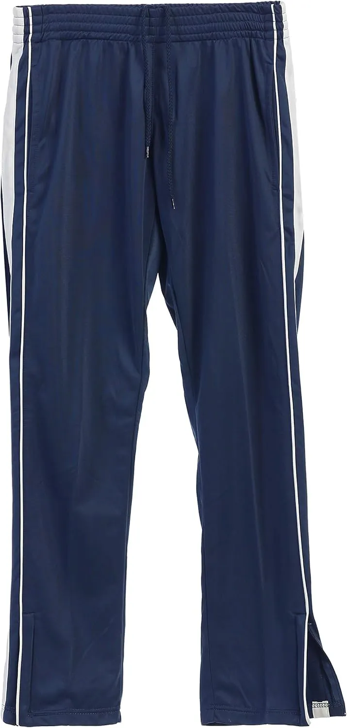 Gioberti Mens Athletic Track Pants with Zip Bottom