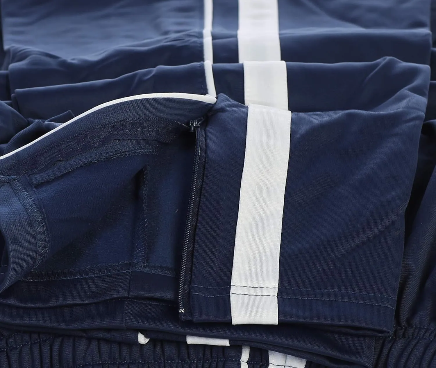 Gioberti Mens Athletic Track Pants with Zip Bottom