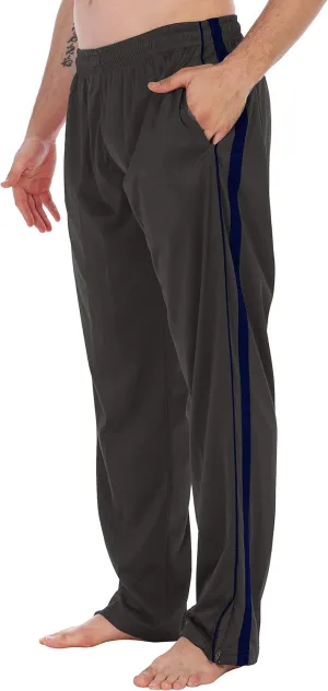 Gioberti Mens Athletic Track Pants with Zip Bottom