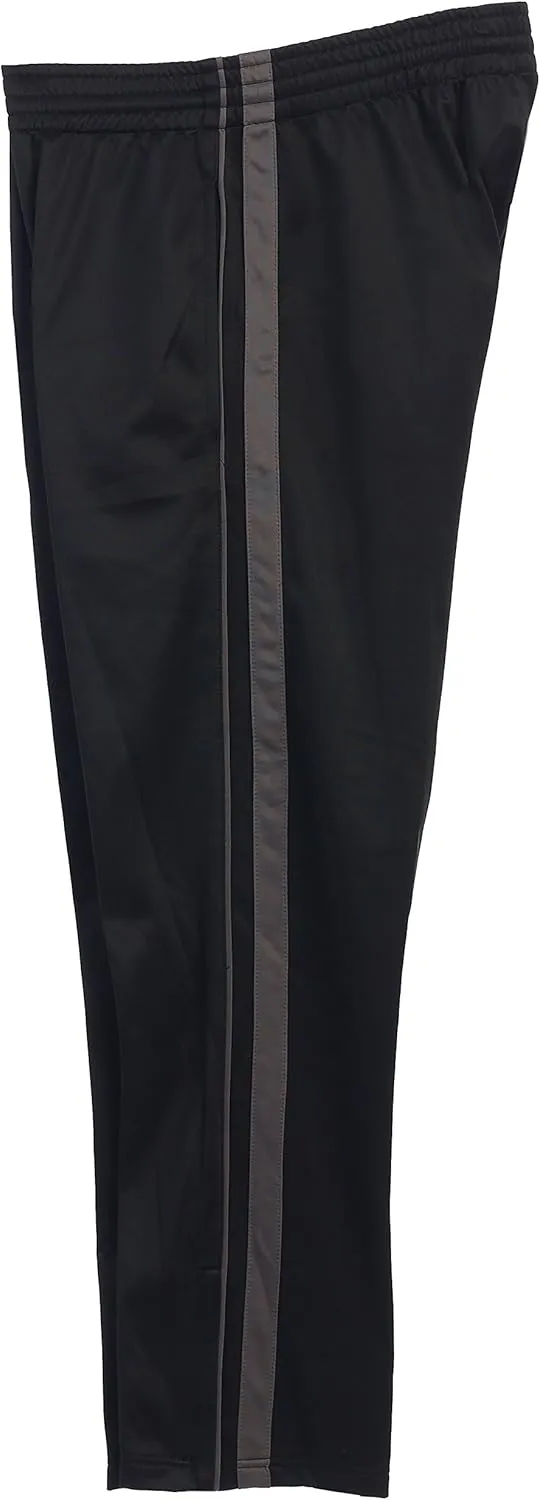 Gioberti Mens Athletic Track Pants with Zip Bottom