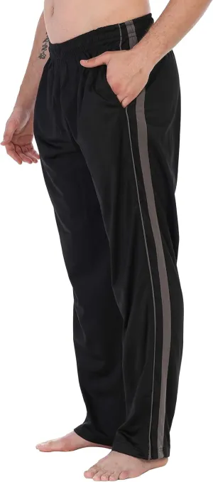 Gioberti Mens Athletic Track Pants with Zip Bottom