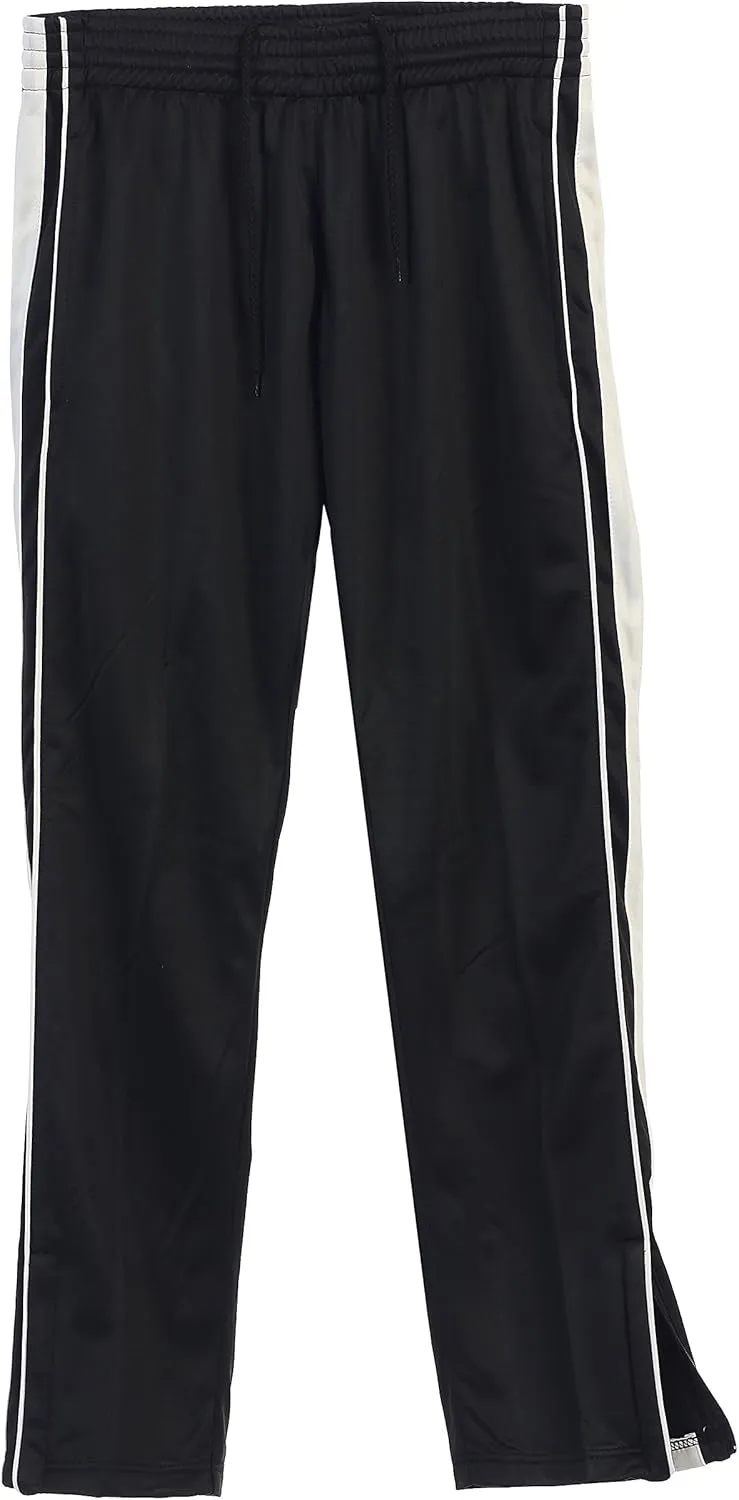 Gioberti Mens Athletic Track Pants with Zip Bottom