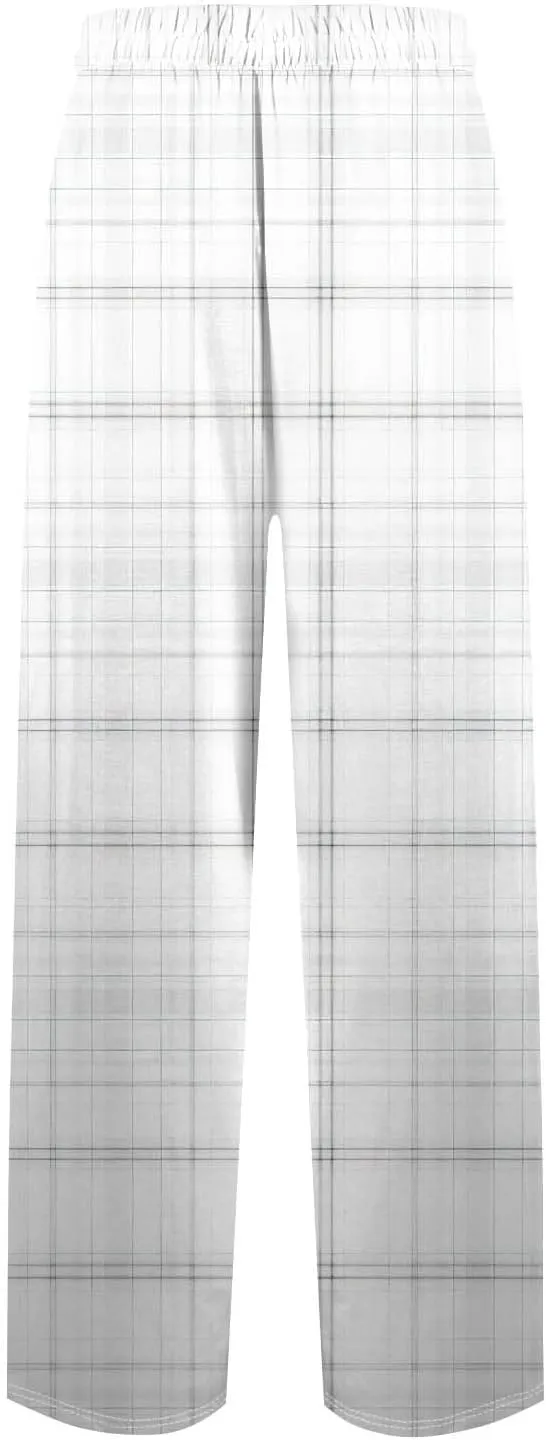 GOFULY Sweatpants For Men Tall Plaid Pajamas Pj Pants Elastic Waist Drawstring Knit Pants Fashion Sleep Lounge Pant Pockets