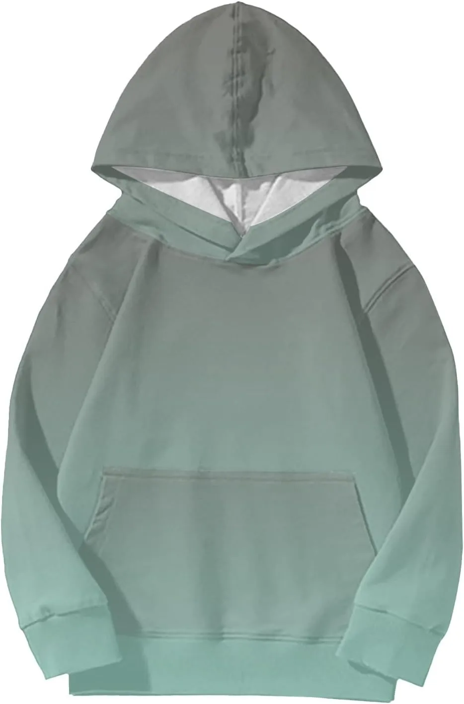 Hoodies for Teen Girls Y2K Trendy Preppy Hooded Sweatshirt Kids Oversized Hoodie Gradient Color Pullover Sweatshirt