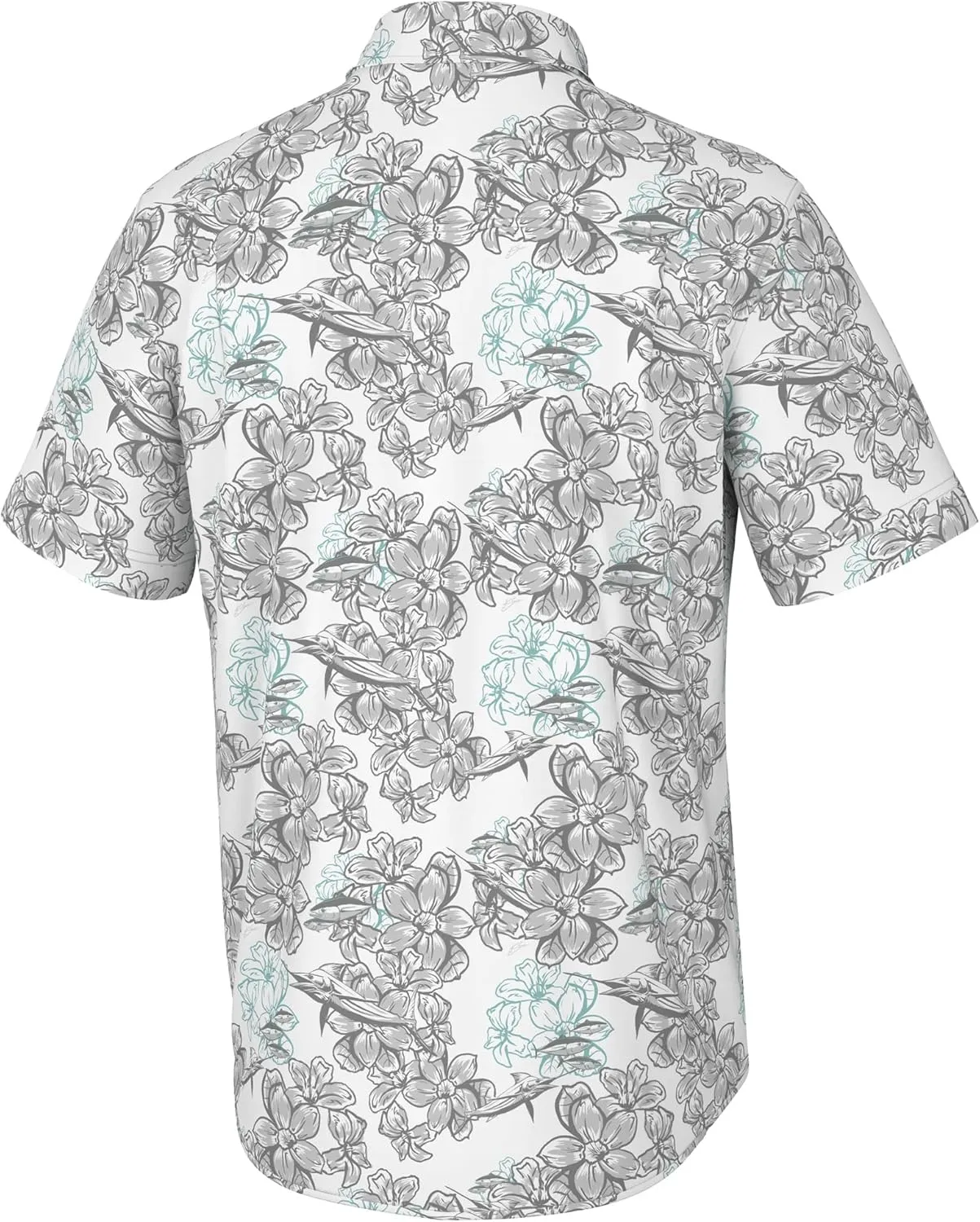 HUK Men's Kc Scott Patterned Kona, Performance Button Down Shirt