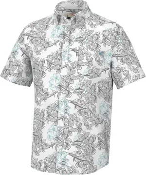 HUK Men's Kc Scott Patterned Kona, Performance Button Down Shirt