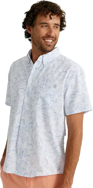 HUK Men's Kc Scott Patterned Kona, Performance Button Down Shirt