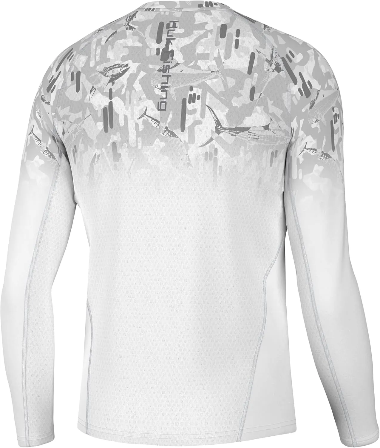 HUK Men's Kc Scott Patterned Pursuit Hoodie, Hooded Fishing Shirt