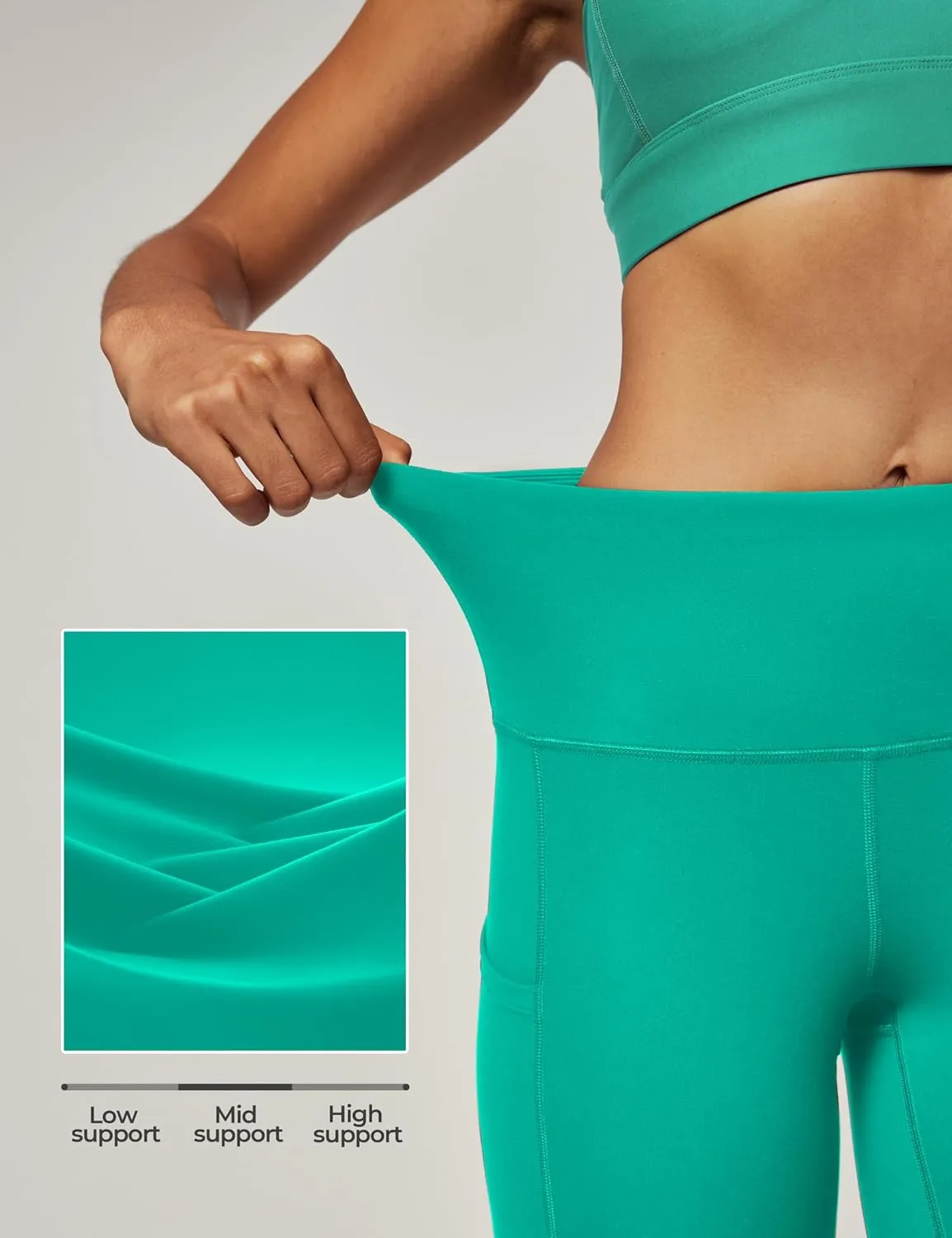 IUGA High Waist Yoga Pants with Pockets, Leggings for Women Tummy Control, Workout Leggings for Women 4 Way Stretch