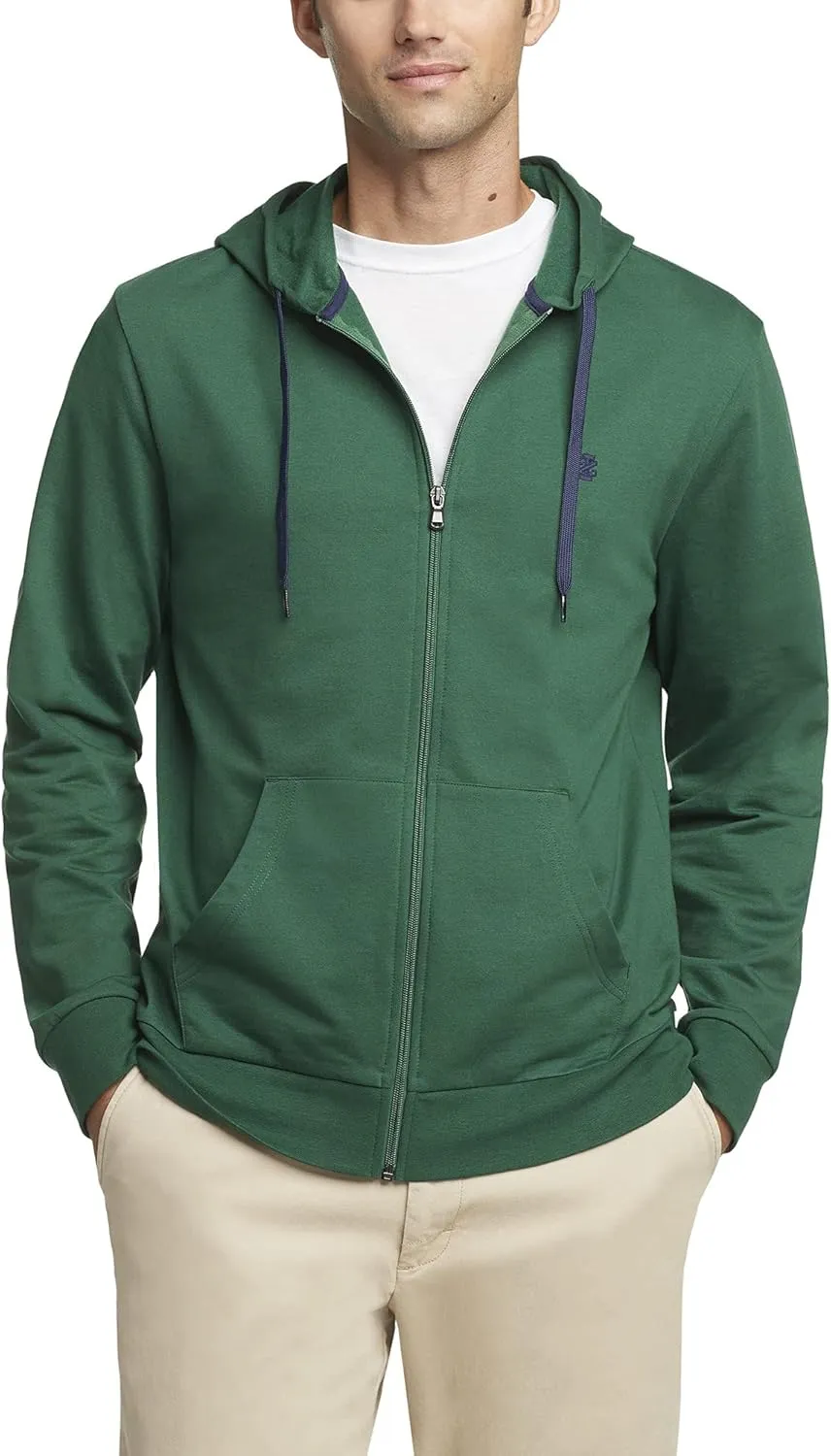 IZOD Men's Nauset Light Full Zip Hoodie Sweatshirt