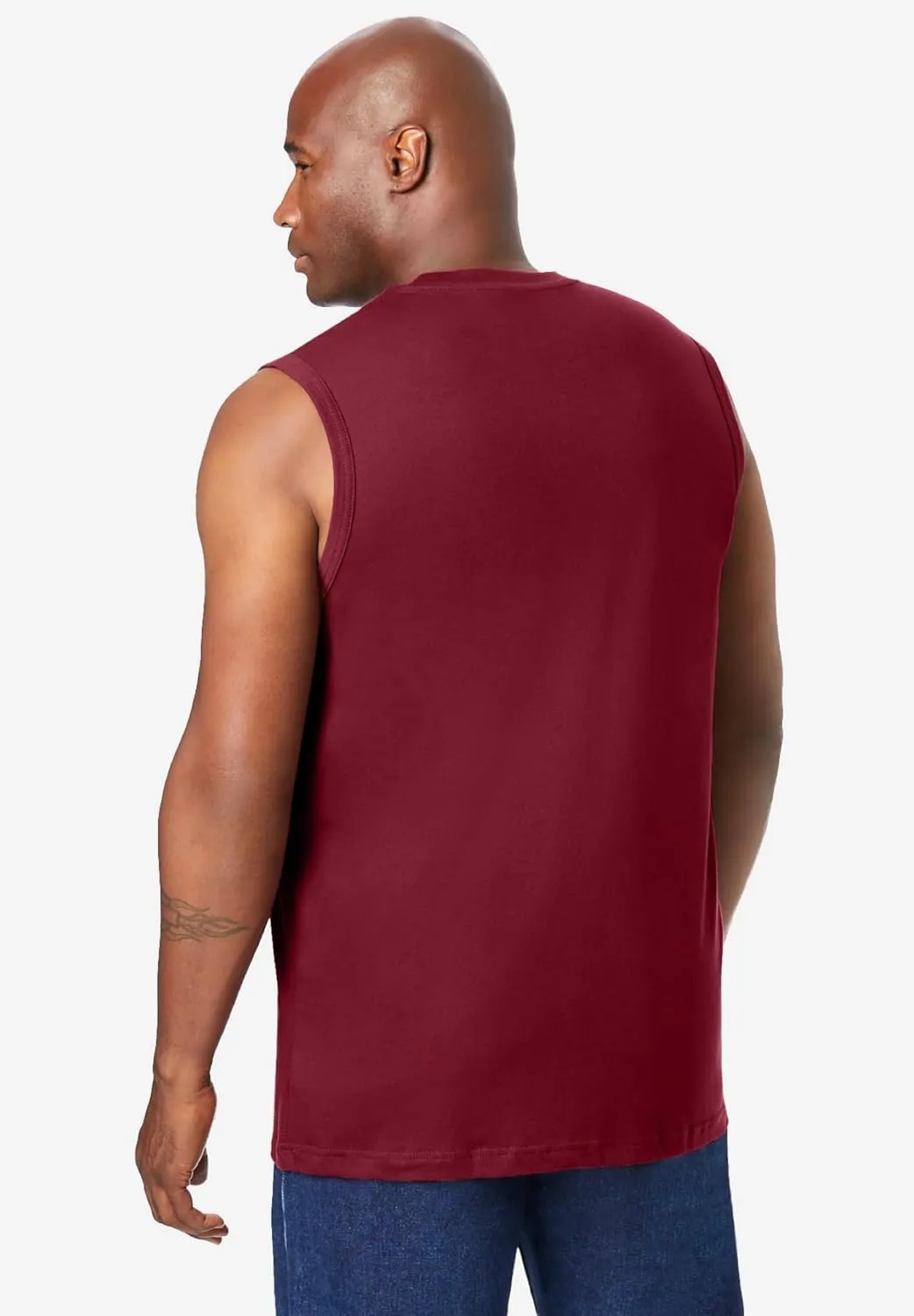 KingSize Men's Big & Tall Shrink-Less Lightweight Muscle T-Shirt