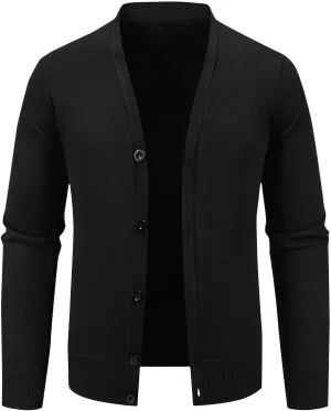Knit Cardigan Sweaters for Men Shawl Collar Cardigan Button Down Cardigan Sweater Open Front Cardigan Casual Sweaters