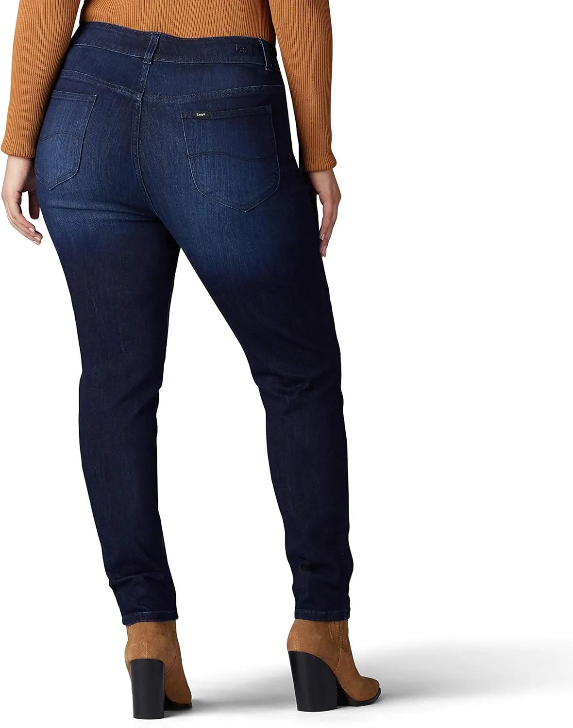 Lee Women's Plus Size Sculpting Slim Fit Skinny Leg Jean