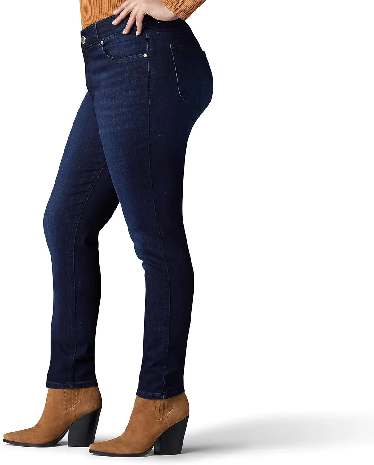 Lee Women's Plus Size Sculpting Slim Fit Skinny Leg Jean