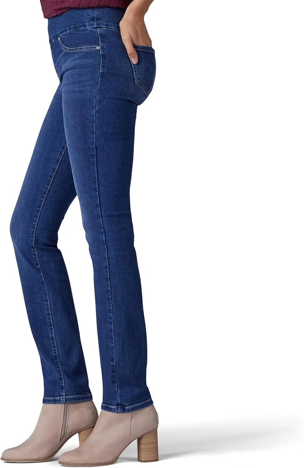 Lee Women's Sculpting Slim Fit Slim Leg Pull On Jean