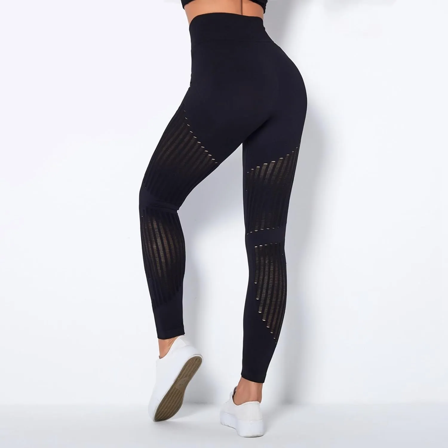 Leggings Compression Pants Women for Sports, Gym - high Waist Booty Scrunch Butt Yoga Pants, Fashion