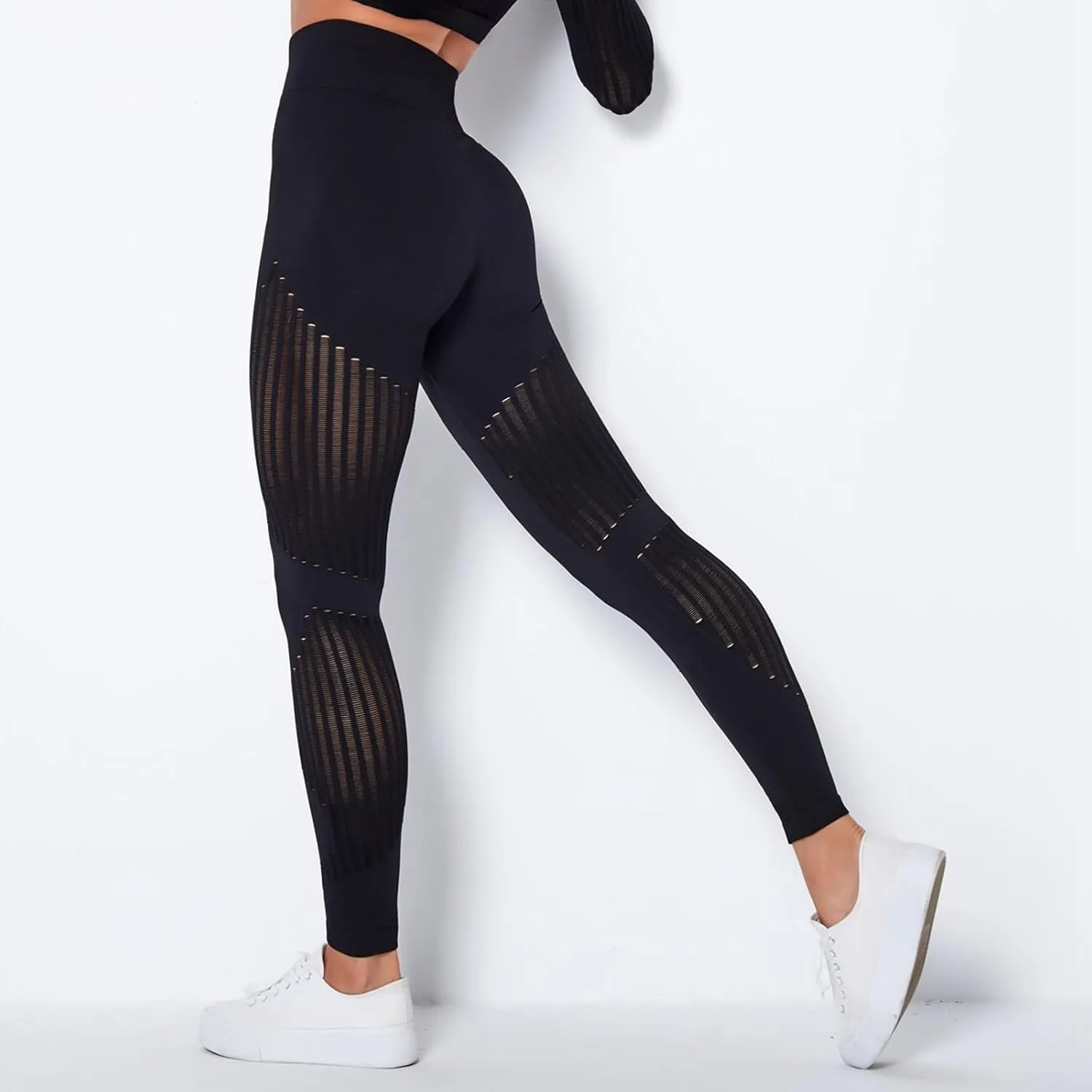 Leggings Compression Pants Women for Sports, Gym - high Waist Booty Scrunch Butt Yoga Pants, Fashion