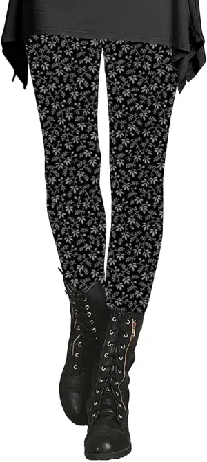 Leggings for Women Non See Through Patterned Pants Women Exercise Pants for Women Petite