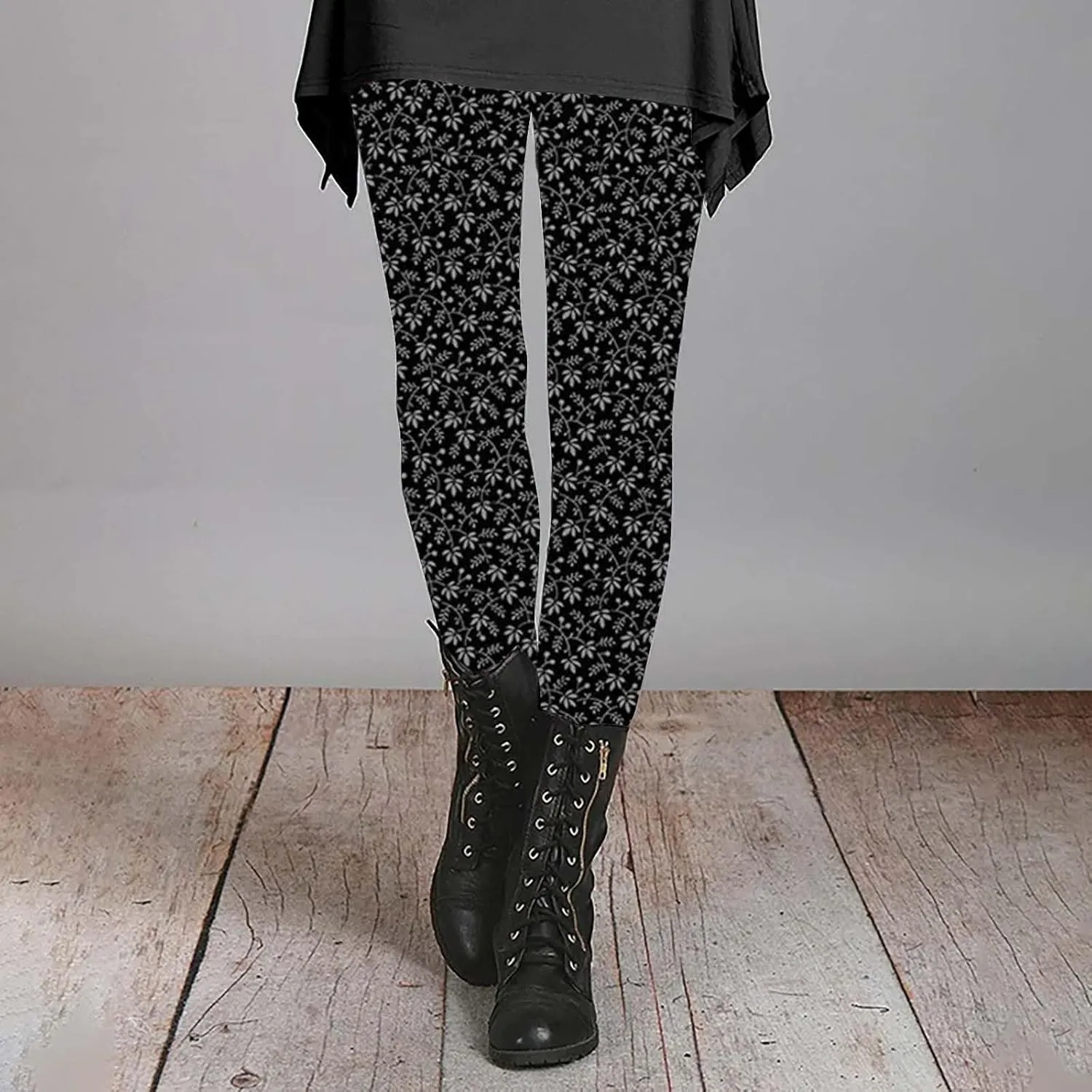 Leggings for Women Non See Through Patterned Pants Women Exercise Pants for Women Petite
