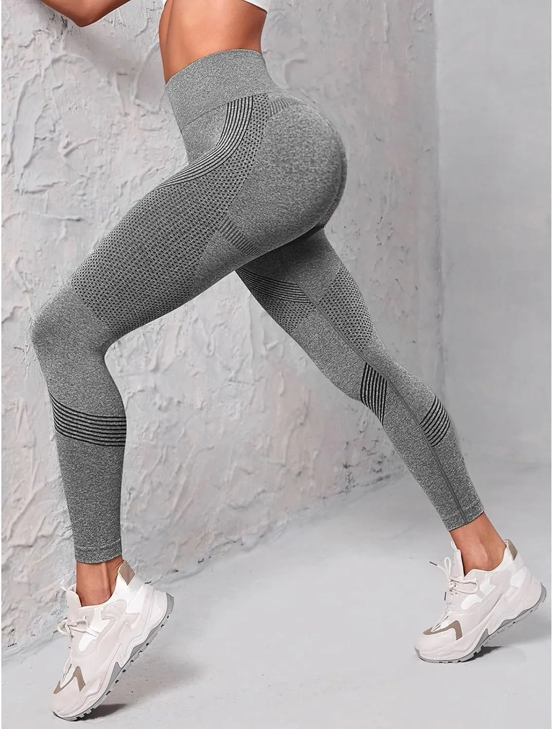 Leggings for Women Sexy Seamless Workout Yoga Butt Lifting Leggings Tummy Control Stretch Active Pants Fitness Clothing