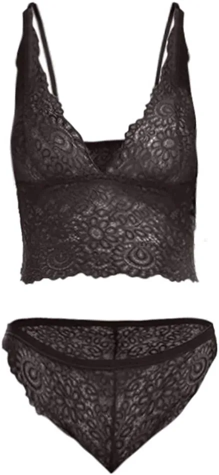 Lingerie Sets for Women Sexy Bodysuit Women Lace Sexy Set and Bra Panty Bralette Lace