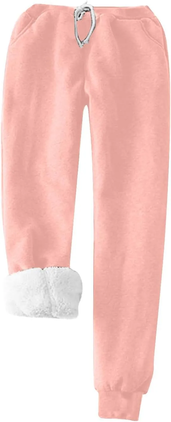 Lounge Sets for Women Yes I'm Cold Me 24:7 Sweatshirt Winter Warm Sherpa Fleece Lined Pants Soft Pjs Sleepwear