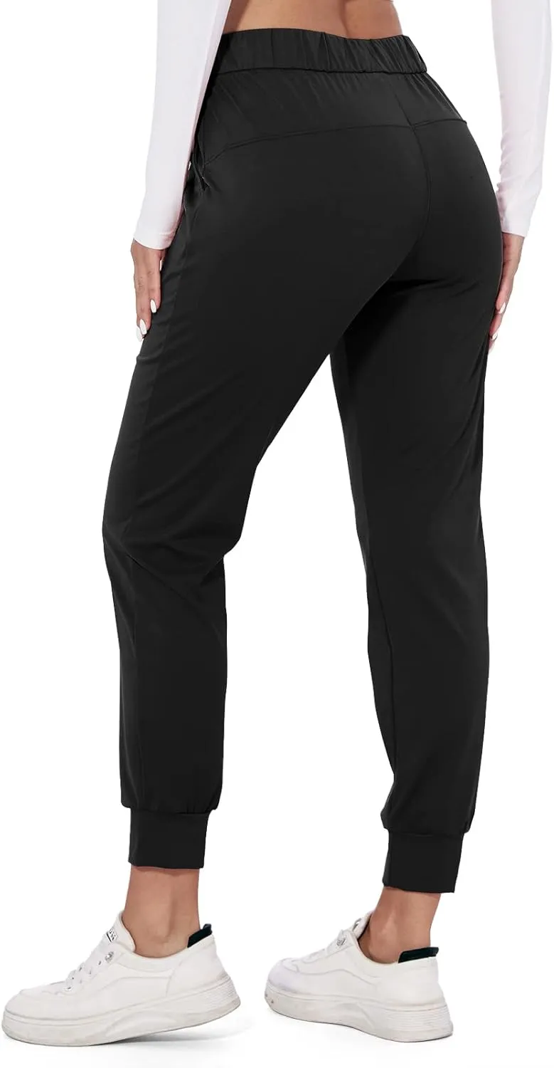 M MOTEEPI Womens Joggers Lightweight Running Pants with Pockets, Drawstring Jogging Pants