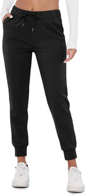 M MOTEEPI Womens Joggers Lightweight Running Pants with Pockets, Drawstring Jogging Pants