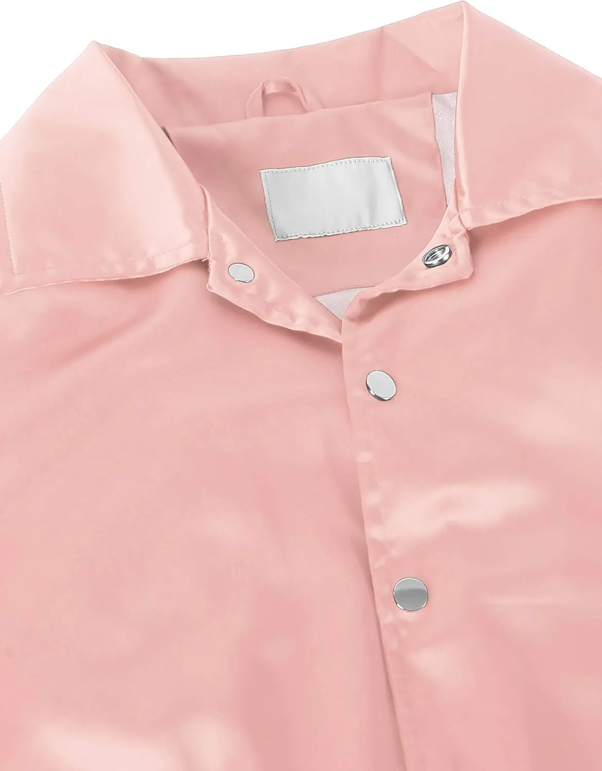 Ma Croix Luxurious Satin Bomber Jacket Button Up Premium Street Inspired Activewear