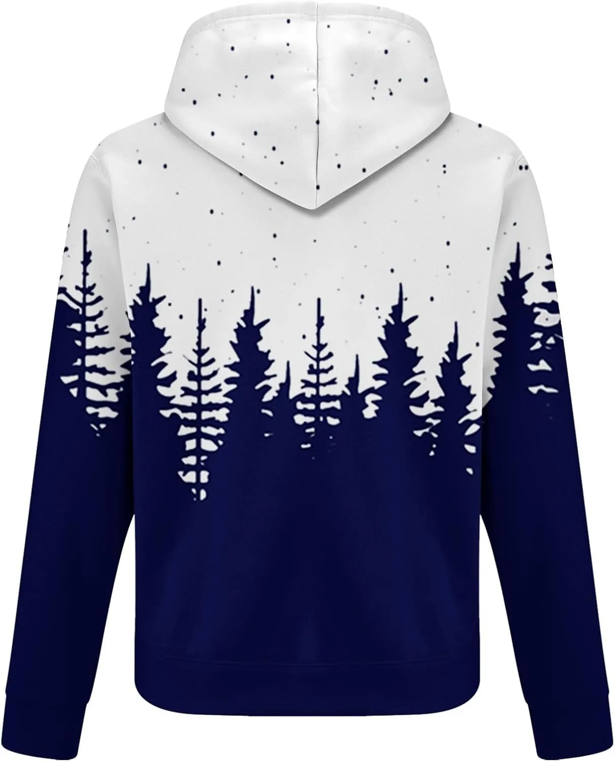 Men's Athletic Hoodie Tracksuit Funny Christmas Tracksuit 2 Piece Funny Reindeer Santa Casual Athletic Jogging Suits