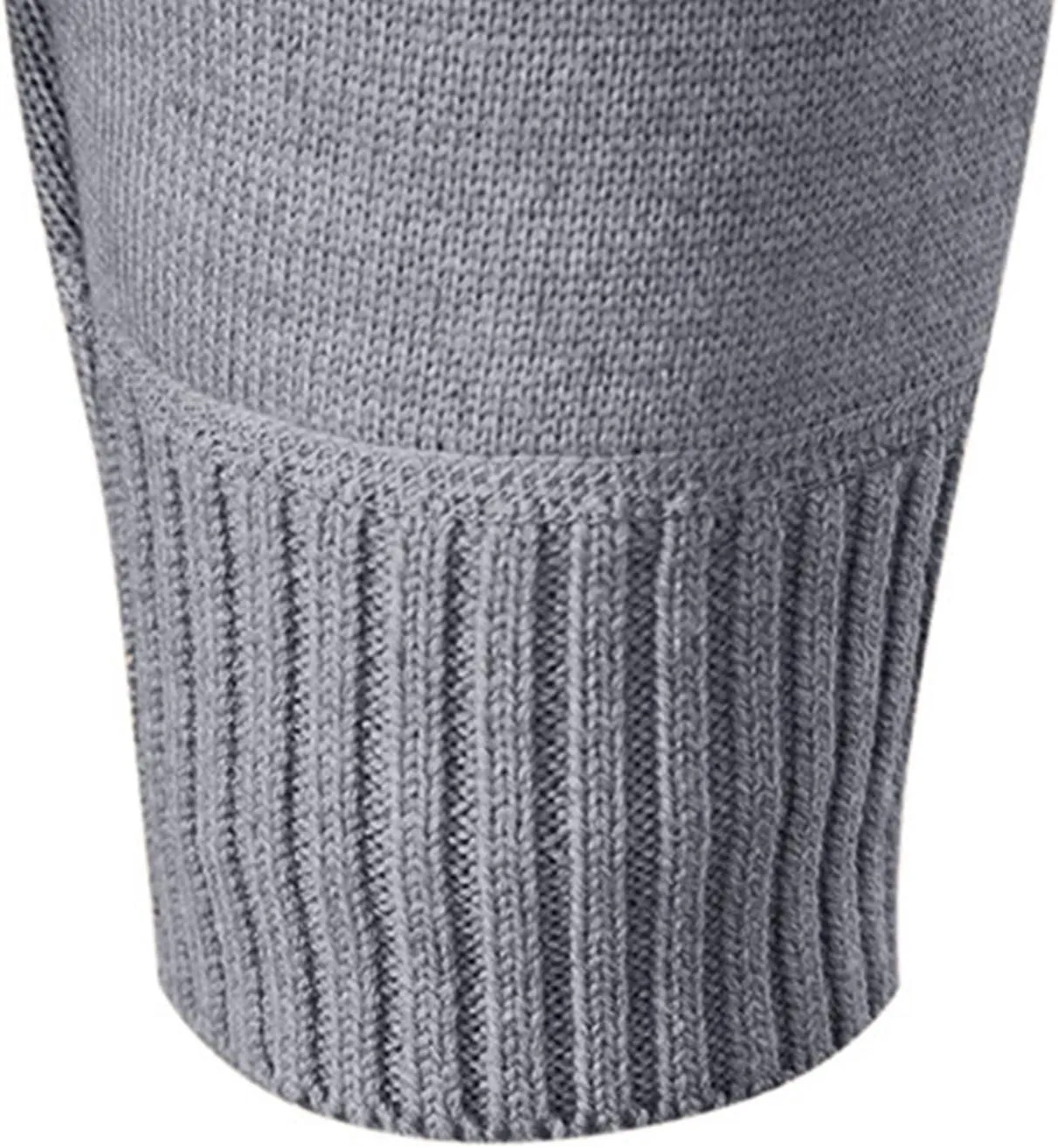 Mens Cardigan Sweater Fall Knitted Cardigan Full Zip Up Sweater Stand Collar Long Sleeve Sweater Fall Cardigan