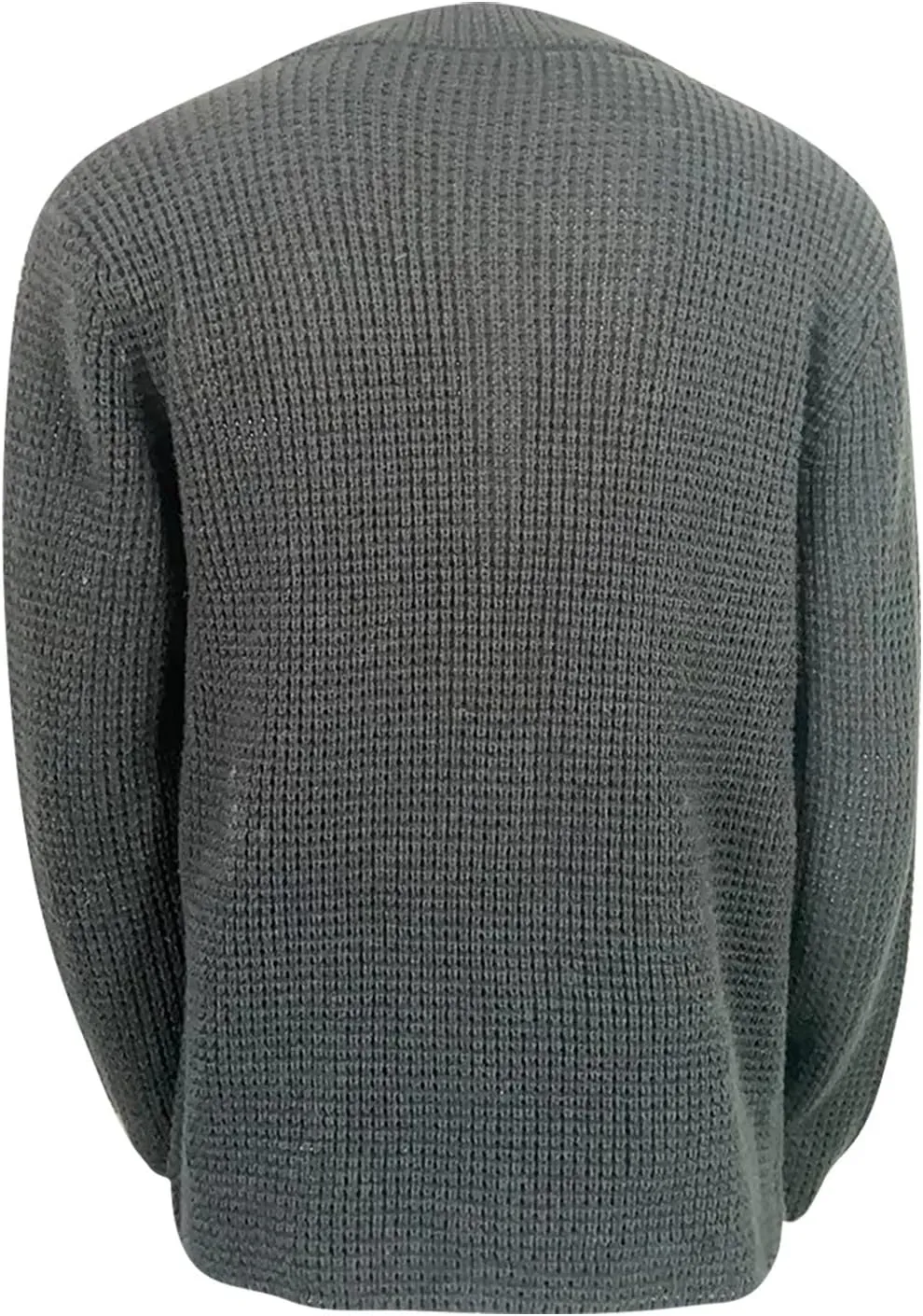 Mens Cardigan Sweater with Buttons Knitted Lapel Men Cardigan Sweater Lightweight Warm Loose Winter Cardigan
