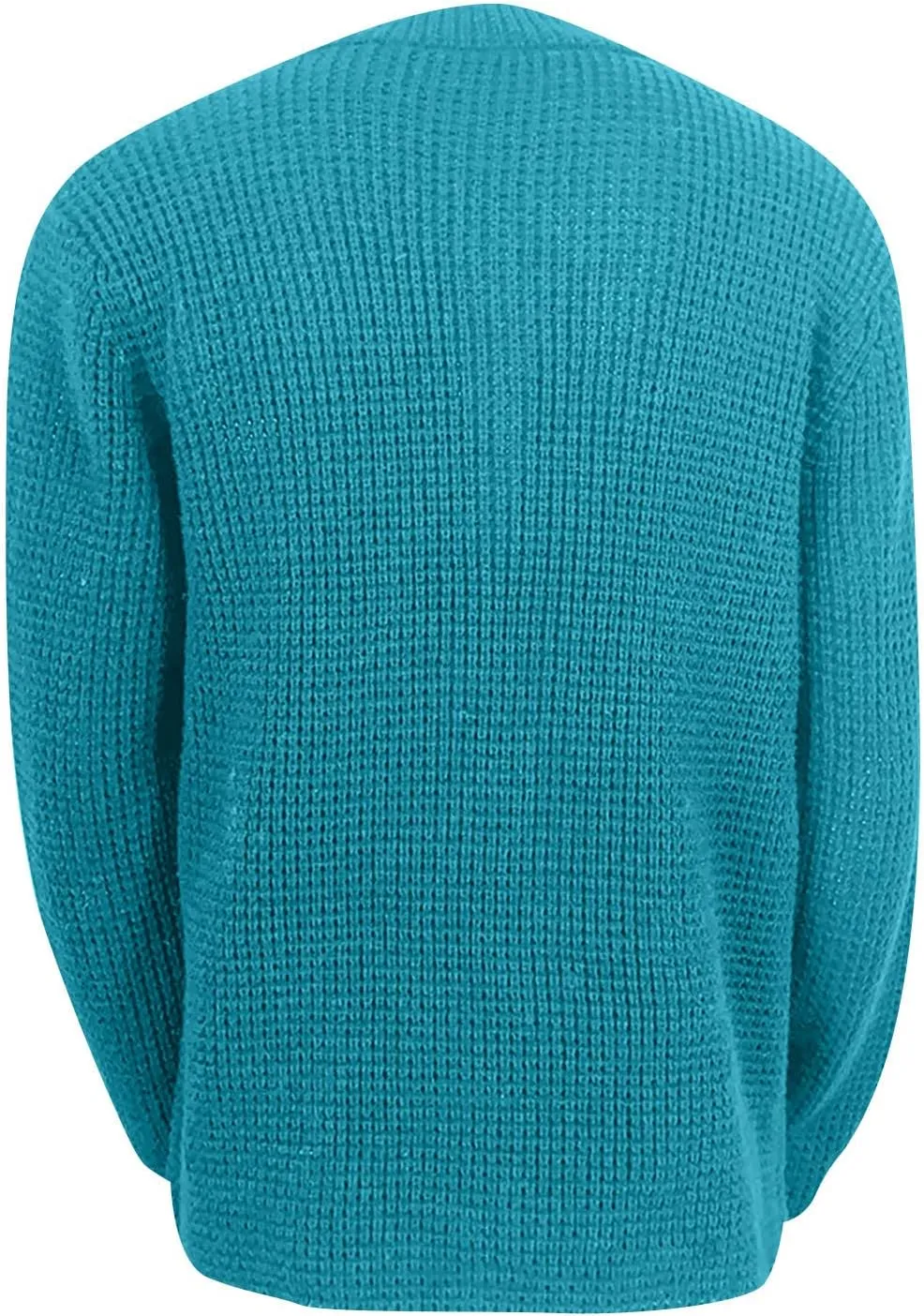 Mens Cardigan with Buttons Knit Lapel Men Cardigan Sweater Thick Warm Loose Winter Cardigan