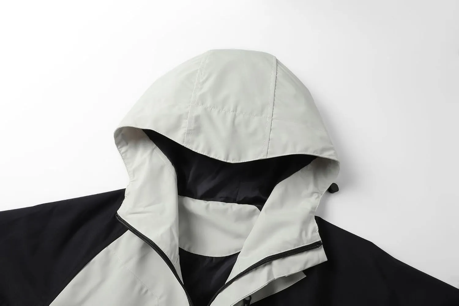 Men's Lightweight Windbreaker Hooded Windproof Water Resistant Rain Jacket Casual Zip Up coat Hiking Fishing Activewear