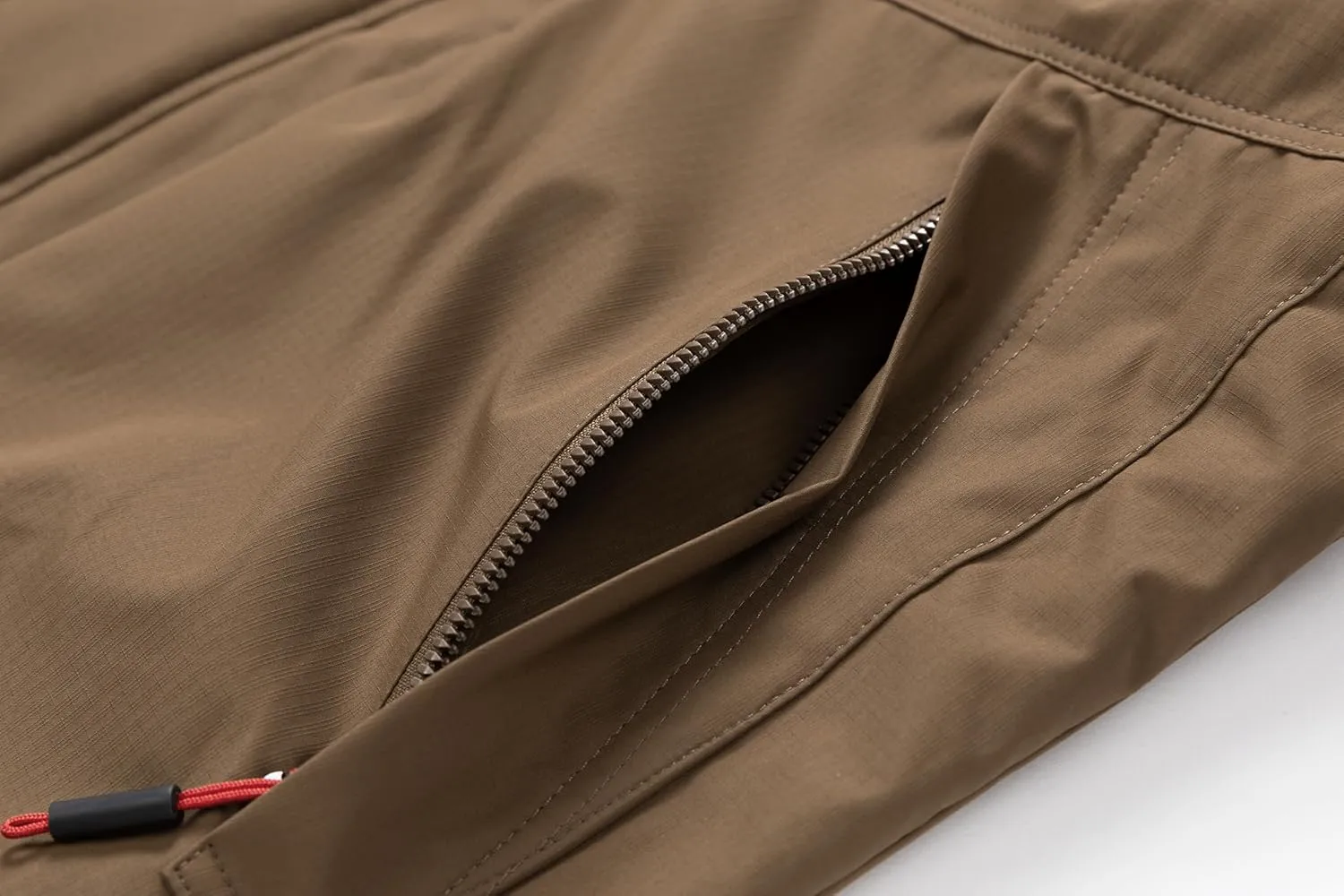Men's Mountaineering Warm Winter Jacket Hooded Warm Removable Jacket Multi-Pocket Rain Jacket