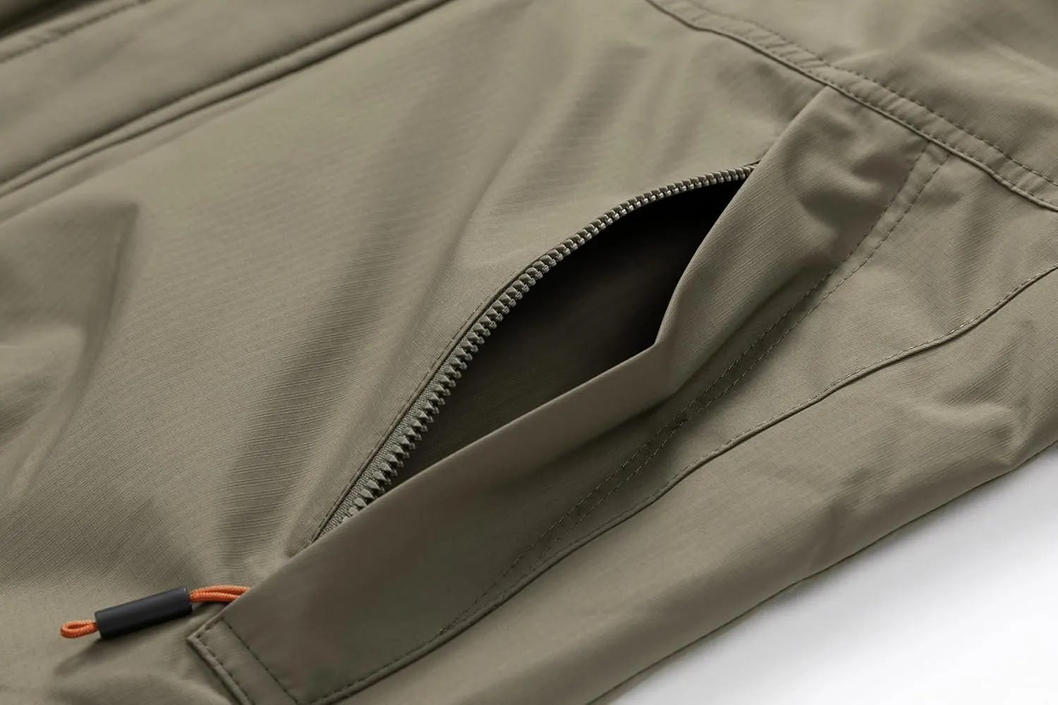 Men's Mountaineering Warm Winter Jacket Hooded Warm Removable Jacket Multi-Pocket Rain Jacket
