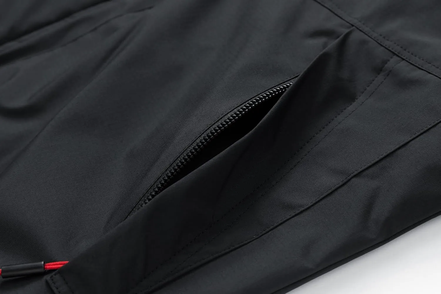 Men's Mountaineering Warm Winter Jacket Hooded Warm Removable Jacket Multi-Pocket Rain Jacket