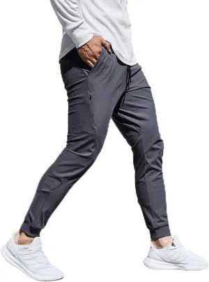 Men's Sweatpants Quick-Drying Stretch Sports Trousers Track Pants Running Workout
