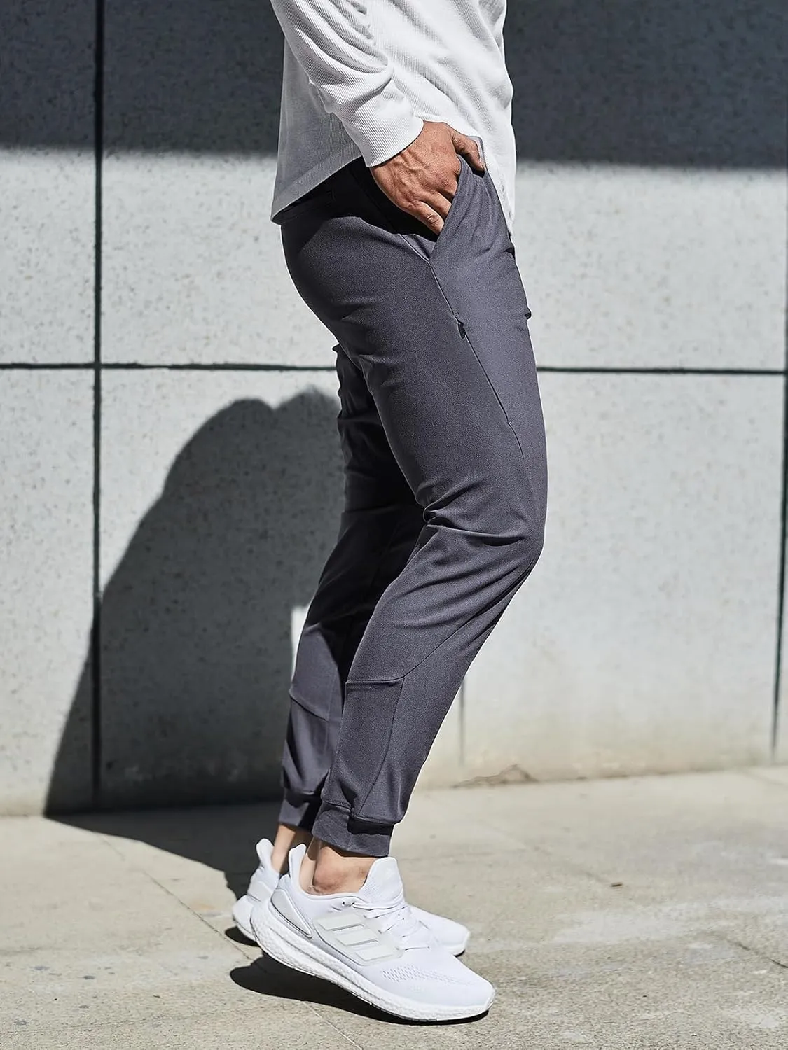Men's Sweatpants Quick-Drying Stretch Sports Trousers Track Pants Running Workout